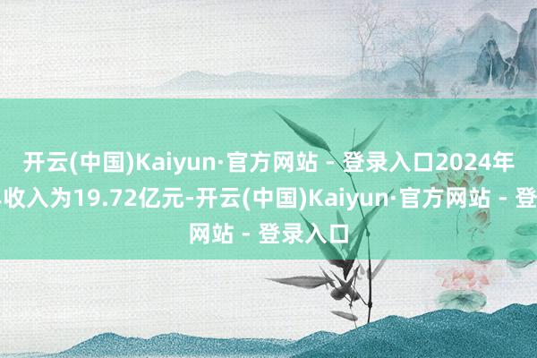 开云(中国)Kaiyun·官方网站 - 登录入口2024年上