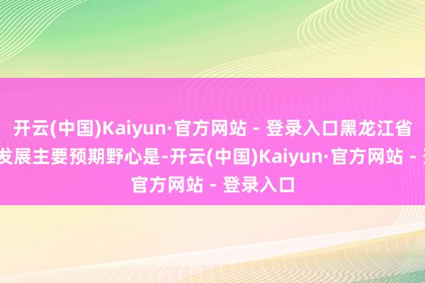 开云(中国)Kaiyun·官方网站 - 登录入口黑龙江省20