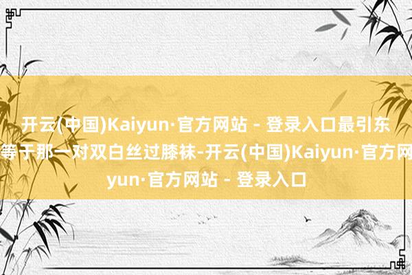 开云(中国)Kaiyun·官方网站 - 登录入口最引东说念主