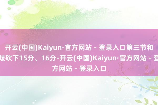 开云(中国)Kaiyun·官方网站 - 登录入口第三节和小节分歧砍下15分、16分-开云(中国)Kaiyun·官方网站 - 登录入口
